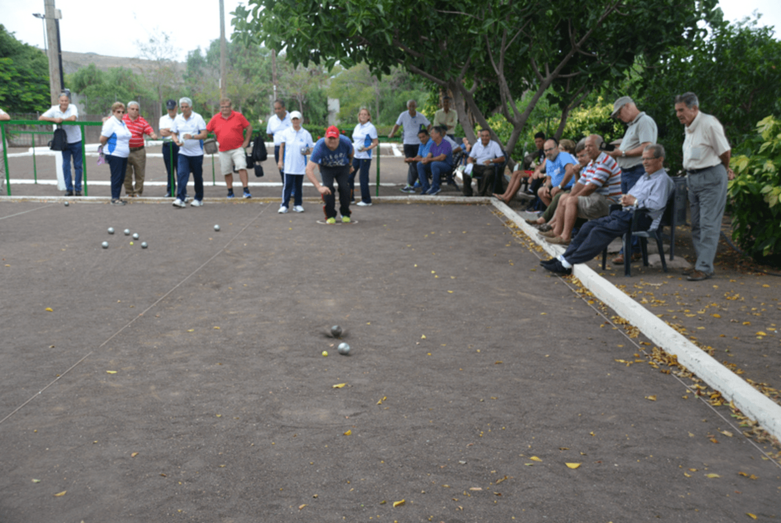 Imagen de archivo de una competición de petanca en Telde / TA